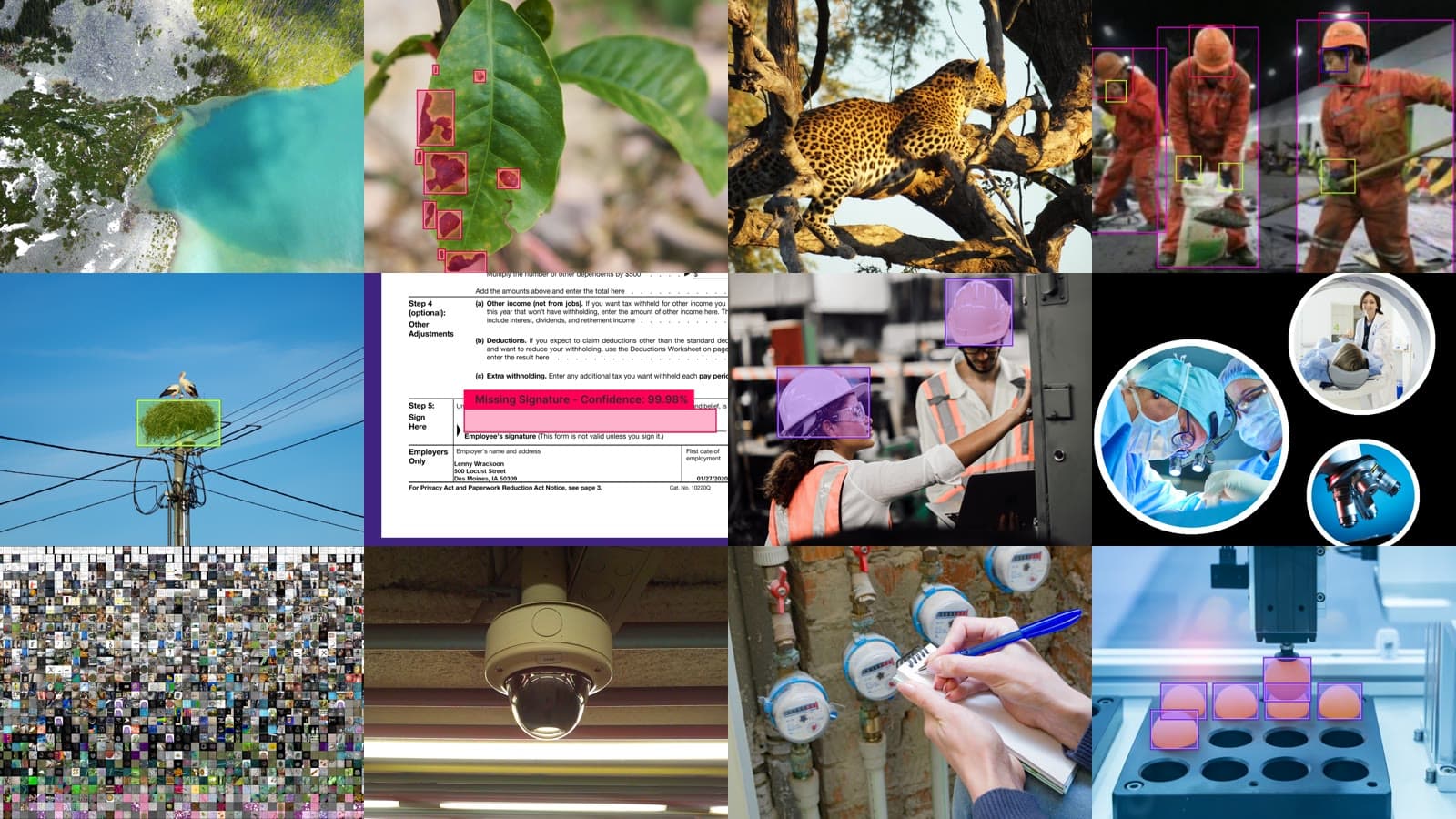 Photos from datasets across industries